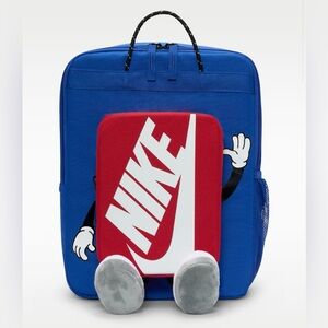 Nike Kids Backpack Shoe Box Character Blue Red Novelty School Bag